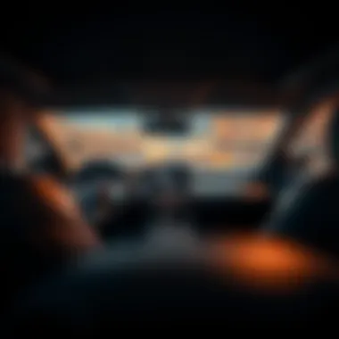 Technological Features in the 2015 Nissan Maxima Interior shot highlighting the technological features of the 2015 Nissan Maxima