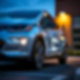 Sleek exterior design of the Chevy Bolt LT showcasing its modern aesthetic