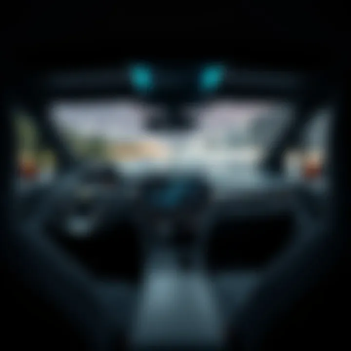 Interior Technology Features of Chevy Bolt LT Interior dashboard of the Chevy Bolt LT highlighting advanced technology features