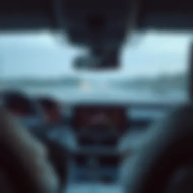 Dashboard of a modern SUV highlighting advanced technology features