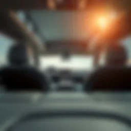 Spacious interior of a luxury SUV showcasing ample legroom