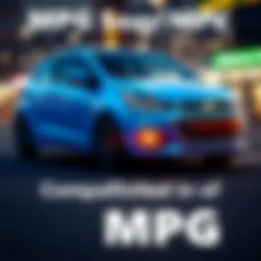 Comparison chart of compact cars and their MPG