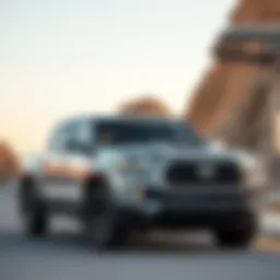 Stylish exterior of the Toyota Tacoma