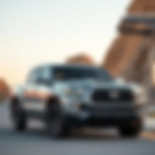 Stylish exterior of the Toyota Tacoma