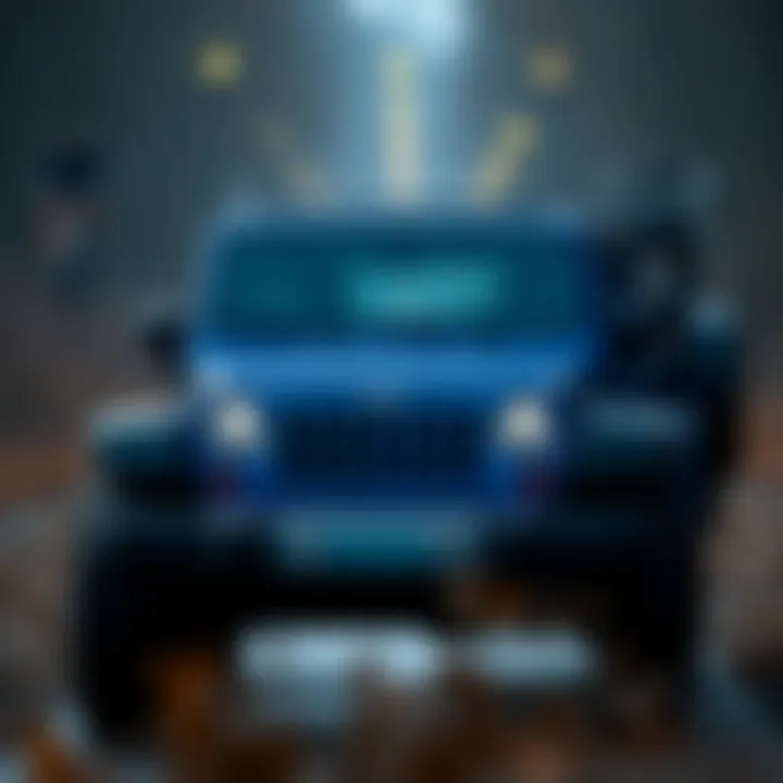 Market Position Comparison of the 2007 Jeep Wrangler Sport Comparison chart illustrating the market position of the 2007 Jeep Wrangler Sport against competitors