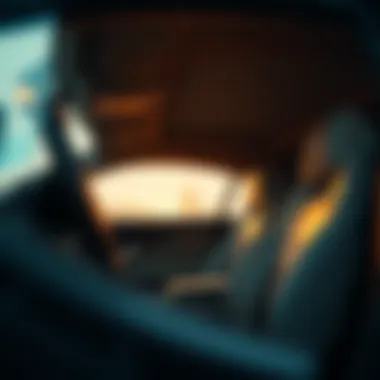 Interior features showcasing luxury and technology in the CTS-V Coupe