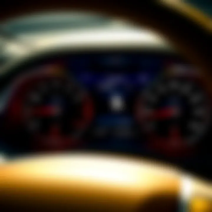 Performance metrics dashboard highlighting speed and power