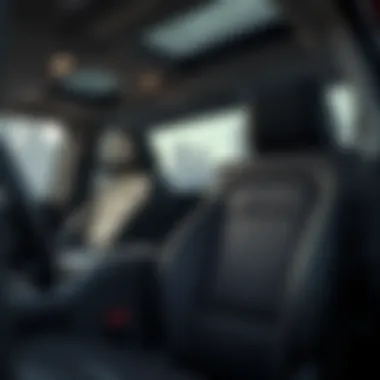 Premium Interior Features of the GMC Sierra Denali Interior features of the 2018 GMC Sierra Denali highlighting premium materials.