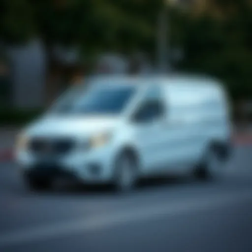 Exterior view of the 2018 Mercedes-Benz Metris showcasing its sleek design