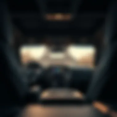 Interior Technology of the 2021 Ford F-150 Interior of the 2021 Ford F-150 highlighting advanced technology features