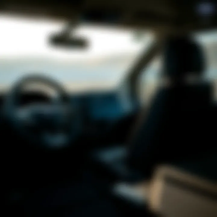 Dashboard and technology features of the 2022 Ford Transit 350 Passenger Van