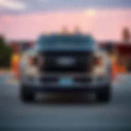 Ford F450 DRW showcasing its powerful exterior design