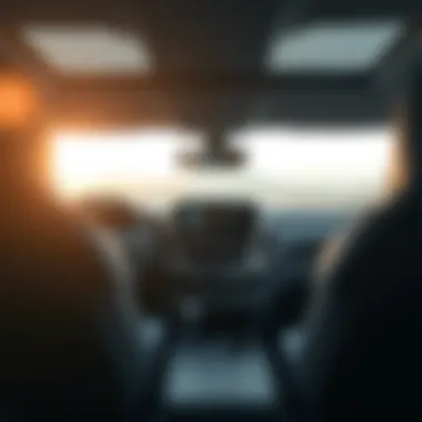 Interior featuring advanced technology of the 2020 Chevrolet Traverse AWD