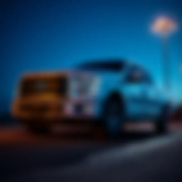 Exterior Design of the 2016 Ford F-150 Sleek exterior design of the 2016 Ford F-150 showcasing its modern aesthetics