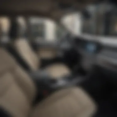 Luxurious Interior Layout of the Volkswagen Atlas Interior layout highlighting premium materials and spaciousness