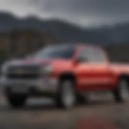 Chevy Silverado Work Truck Crew Cab exterior design