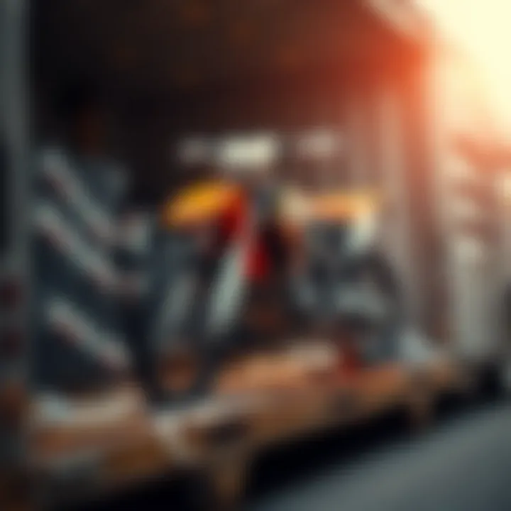 Properly Packed Dirt Bike for Shipping Properly packed dirt bike for shipping