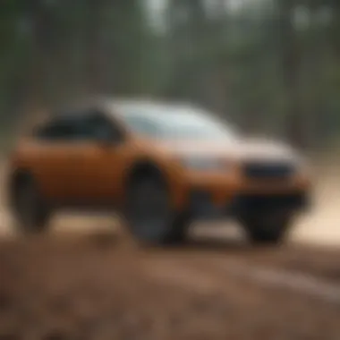 Subaru Crosstrek Limited in a dynamic outdoor setting demonstrating versatility