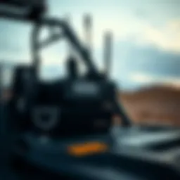A UTV equipped with a high-quality radio system, showcasing its communication capabilities