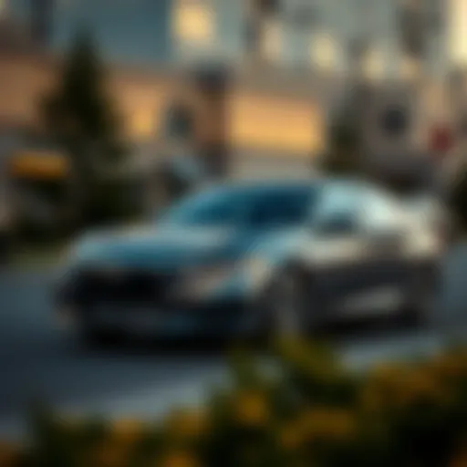 Exterior view of the 2019 Honda Accord highlighting its sleek design