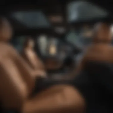 Interior view of the 2019 Nissan Maxima emphasizing luxury and comfort