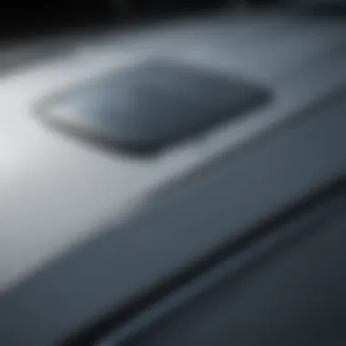 Close-up of the sunroof feature in the 2019 Nissan Maxima