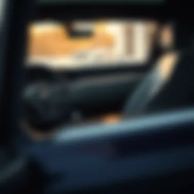 Luxury Interior Features of Volkswagen Close-up of the interior features of a Volkswagen car