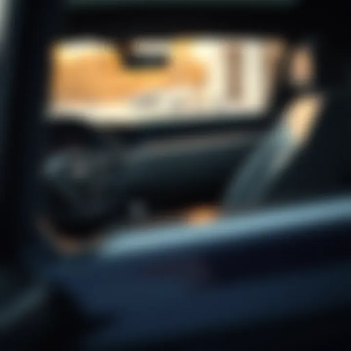 Luxury Interior Features of Volkswagen Close-up of the interior features of a Volkswagen car