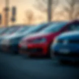 A stunning display of various Volkswagen models lined up
