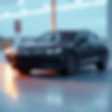 Innovations in Volkswagen Technology A modern Volkswagen car showcasing cutting-edge technology