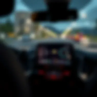 Safety features of the 2019 Chevy Tahoe LT highlighted through dashboard display