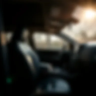 Dodge Durango Interior Features Interior view of a Dodge Durango highlighting features