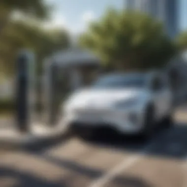 Charging Electric Vehicles with Renewable Energy Electric vehicle charging station with solar panels