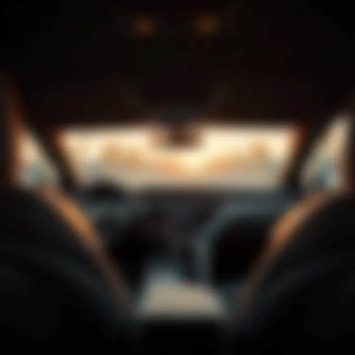 Interior of the 2023 Camry highlighting the advanced technology features