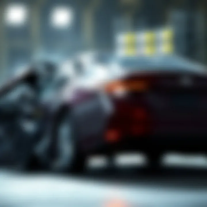 Safety features of the 2023 Toyota Camry demonstrated in a crash test