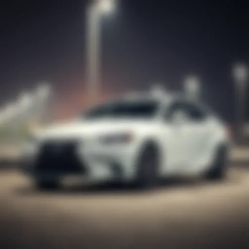 Elegant exterior of the 2015 Lexus IS