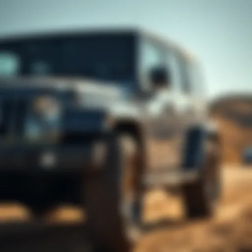 Exterior view showcasing the rugged design of the 2017 Wrangler 4 Door