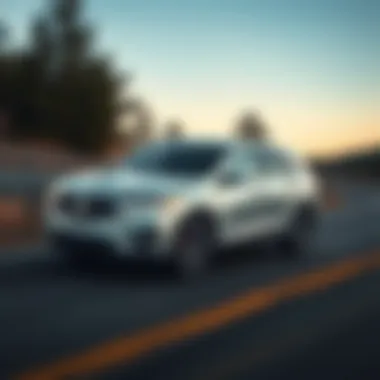 Dynamic Performance of the 2022 Acura MDX 2022 Acura MDX on a scenic road illustrating performance.