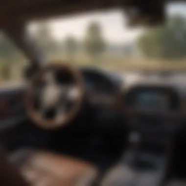 Interior view of a Chevy showcasing comfort features