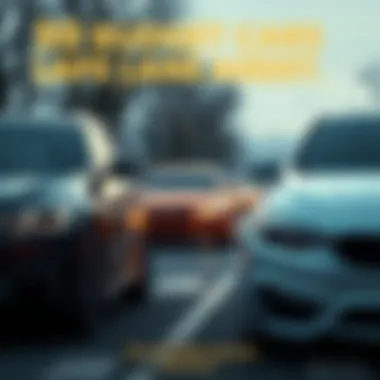 Comparison of Budget Cars with Lane Assist Features An infographic comparing various budget cars with lane assist systems