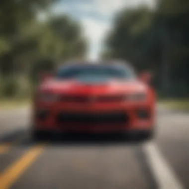 Chevy Camaro cruising on a scenic Tampa road