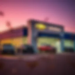 Exterior view of a Chevy dealership in Corsicana