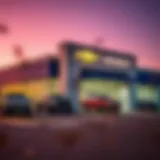 Chevy Dealership Exterior in Corsicana Exterior view of a Chevy dealership in Corsicana