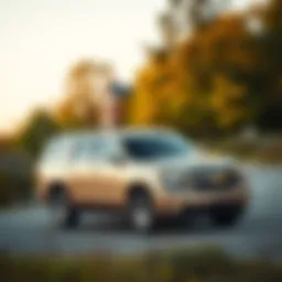 Chevy Tahoe parked in a scenic New Jersey landscape