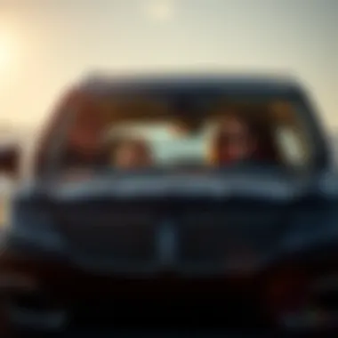 Family Adventures in a Lincoln SUV Family enjoying a road trip in a Lincoln SUV