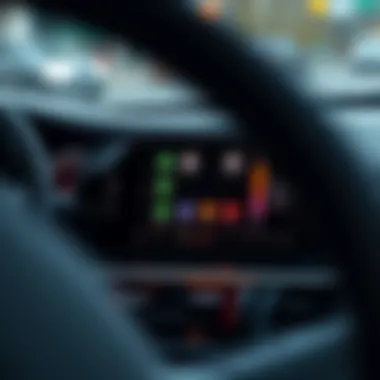 Advanced Infotainment System in Honda Odyssey Dashboard display of Honda Odyssey with infotainment system in use