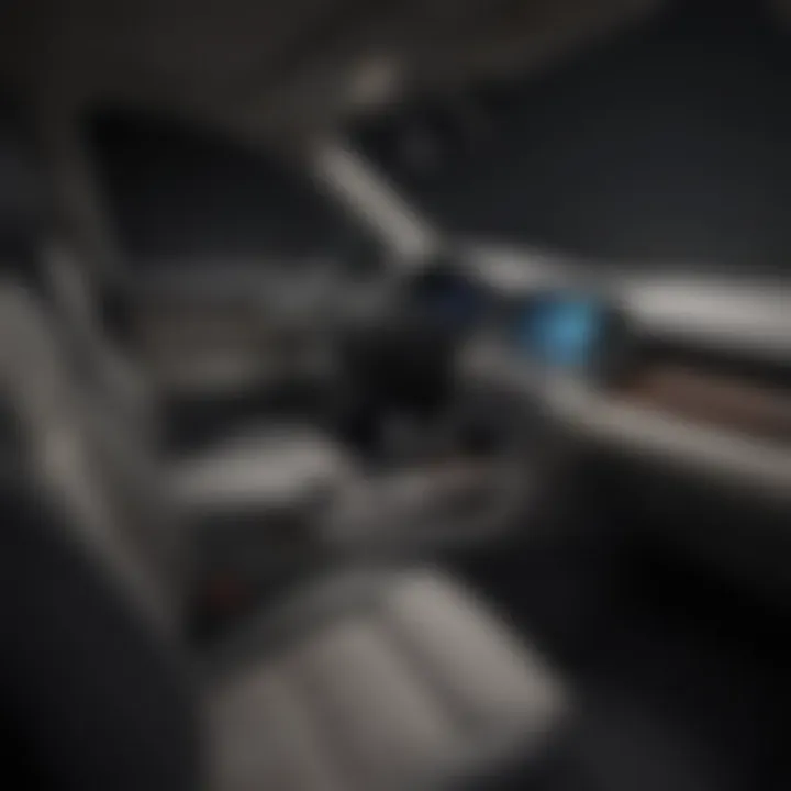 Interior of the Hyundai Palisade featuring advanced technology