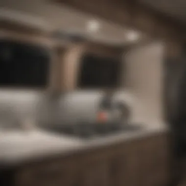 Functional kitchen setup in the 2021 Keystone RV Hideout 272BH demonstrating utility