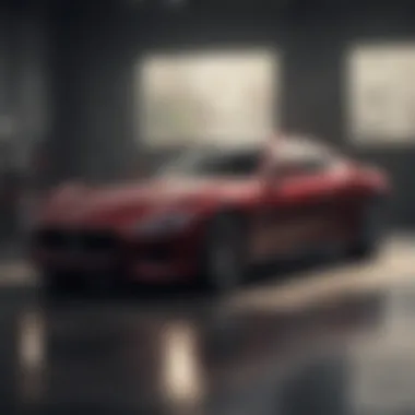 Elegant Maserati Design Maserati sports car showcasing elegant design