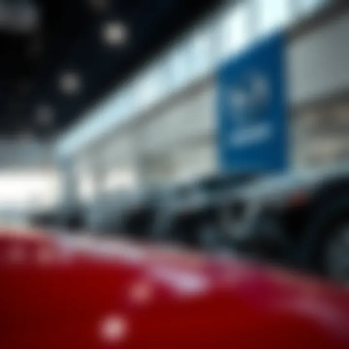 Interior showcasing Mazda models in Chesterfield Interior of a Mazda showroom